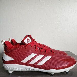 Adidas Adizero Afterburner Metal Baseball Cleats Red Size Mens 14 CG5217 NEW NWT